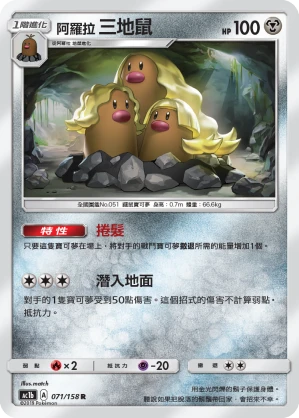 阿羅拉 三地鼠