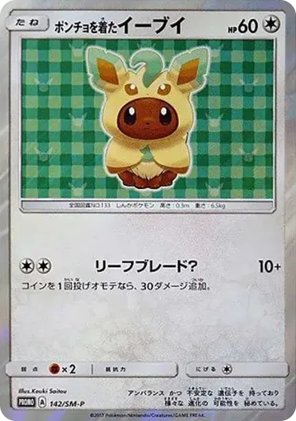 Eevee wearing a poncho: PROMO