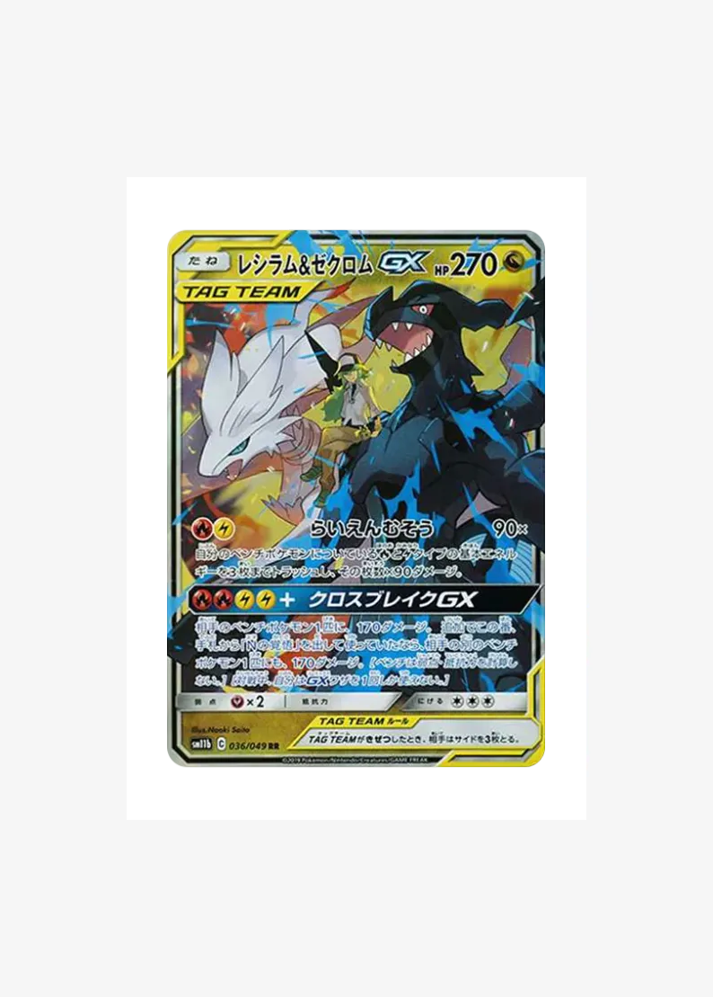 Reshiram & Zekrom GX (N)