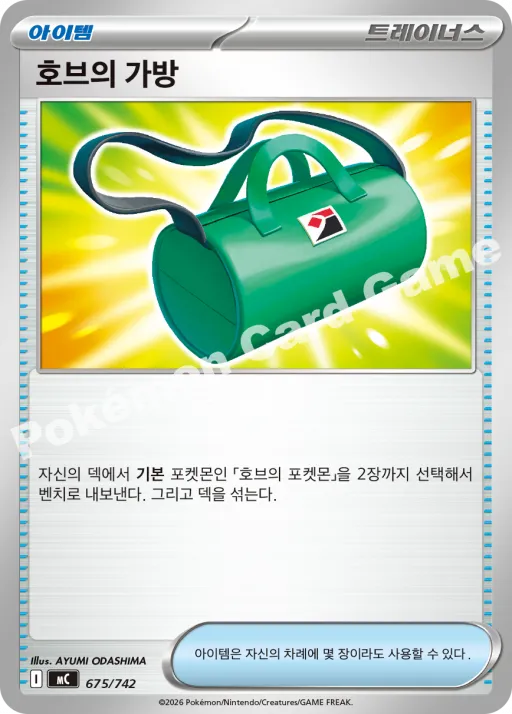 호브의 가방