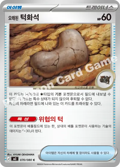 오래된 턱화석