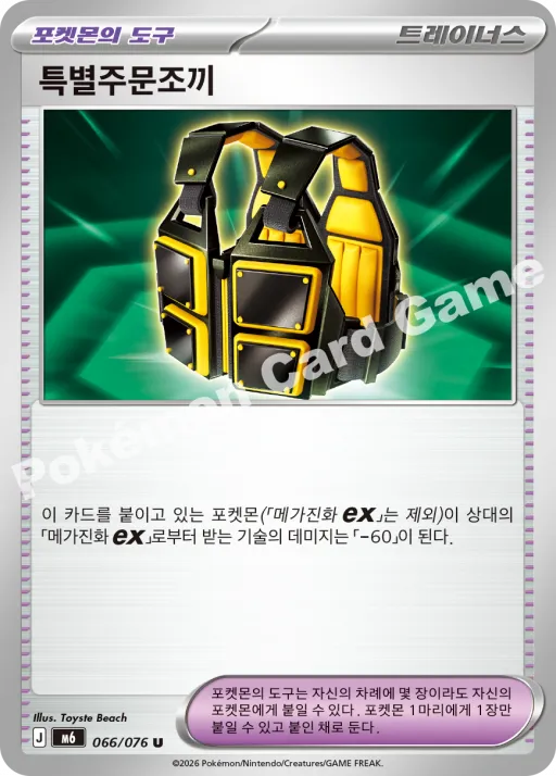 특별주문조끼