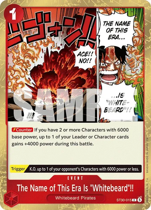 The Name of This Era Is Whitebeard!!