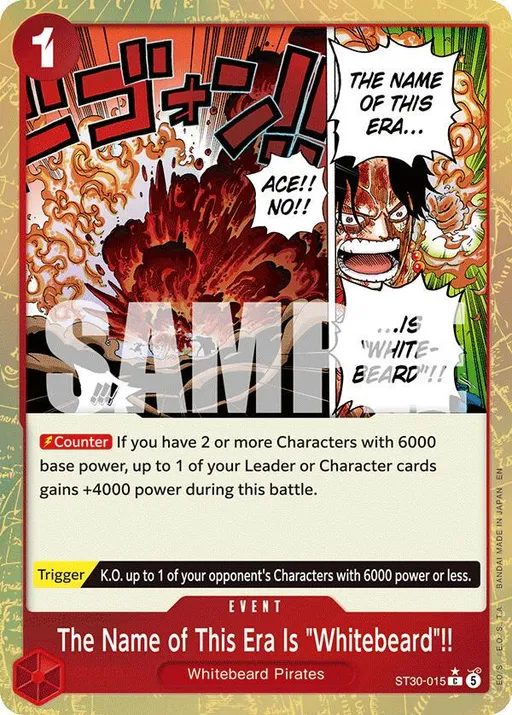 The Name of This Era Is Whitebeard!! [Alternate Art]