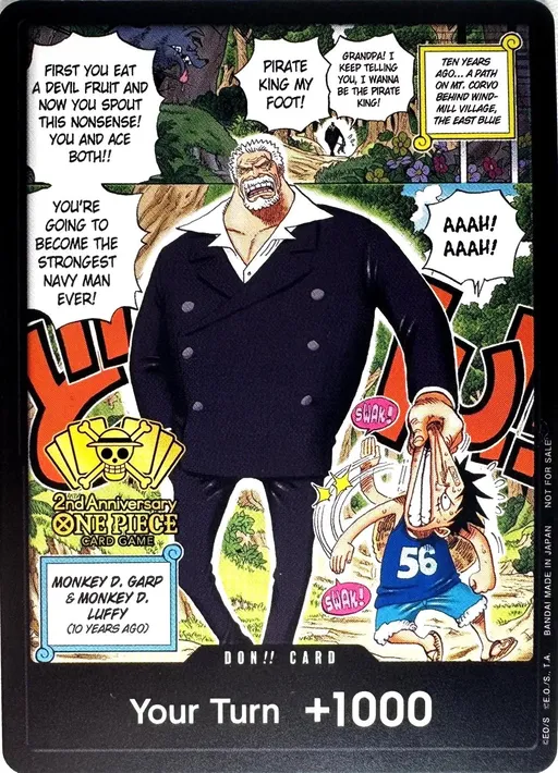 DON!! Card [Monkey.D.Garp & Monkey.D.Luffy]