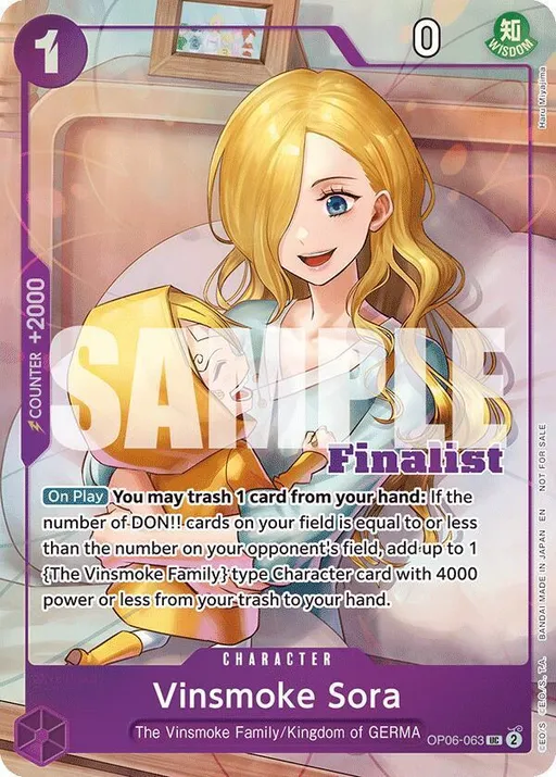 Vinsmoke Sora [Championship 25-26 Finalist]