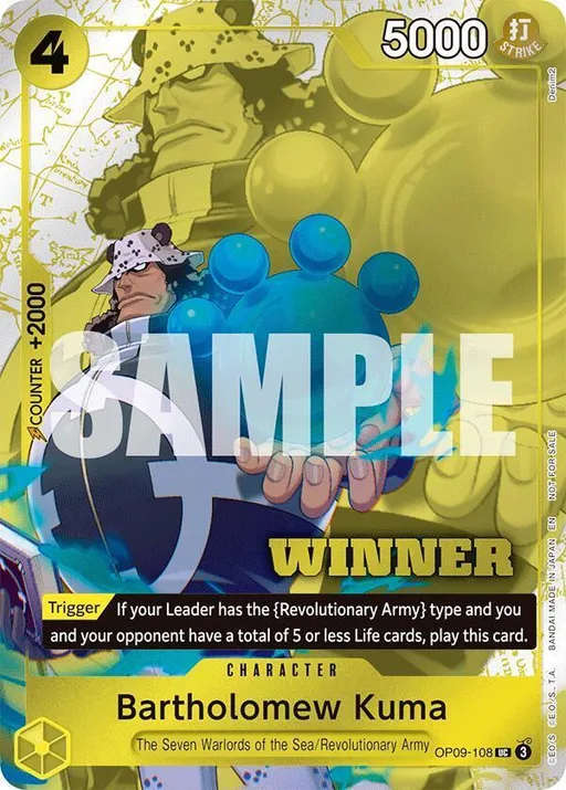 Bartholomew Kuma [Winner]