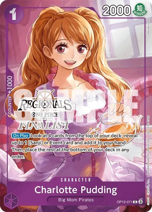 Charlotte Pudding [Regionals 26-27 Finalist]