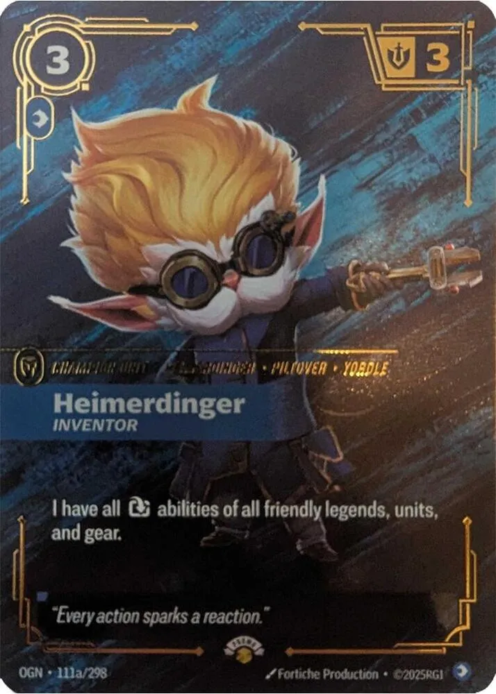 Heimerdinger - Inventor (Arcane Box Set Promo)