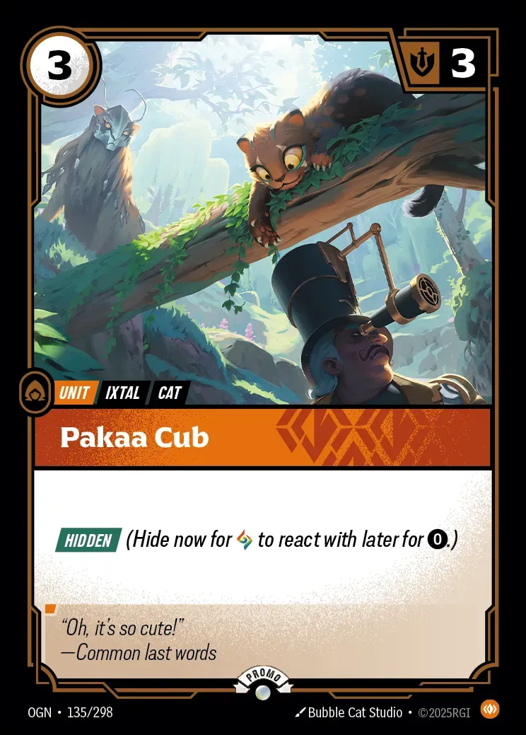 Pakaa Cub (Origins Nexus Night Promo)