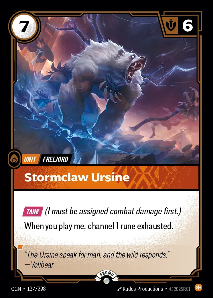 Stormclaw Ursine (Origins Nexus Night Promo)