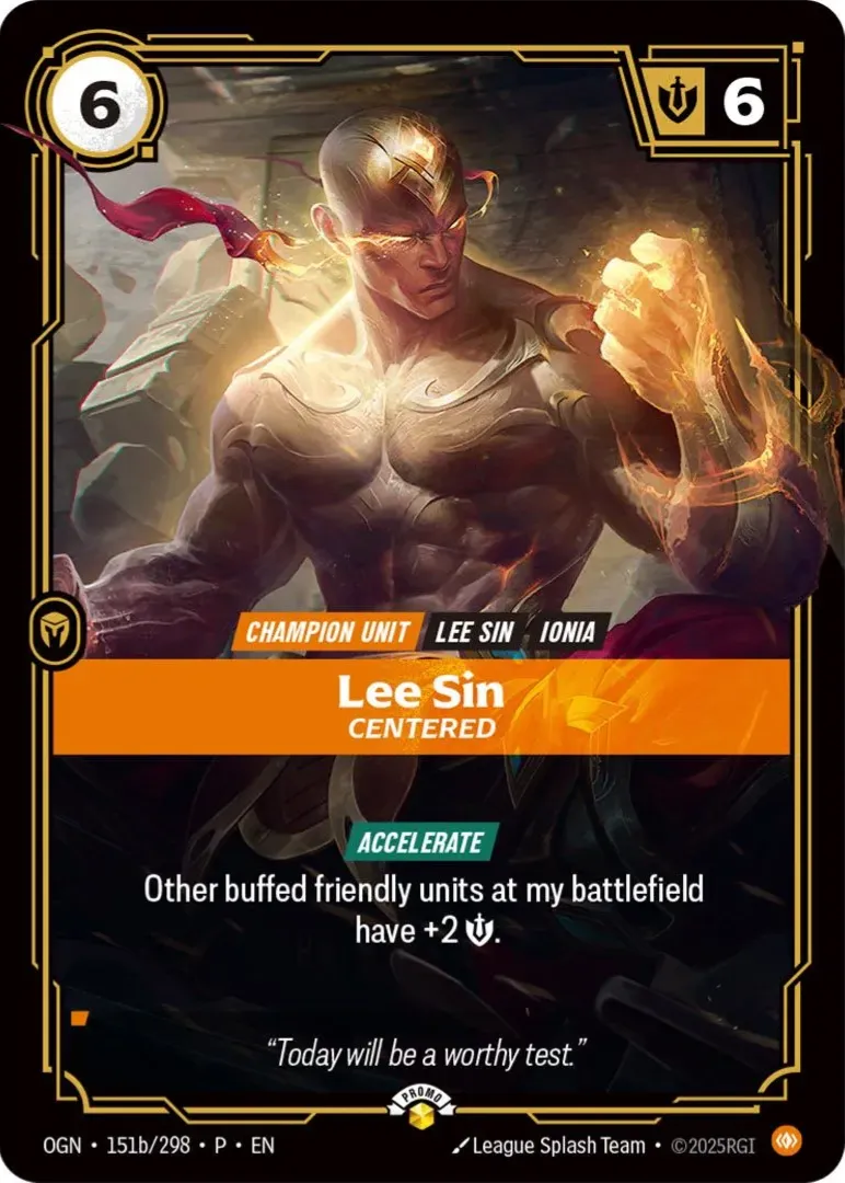 Lee Sin - Centered (Unleashed Nexus Night Promo)