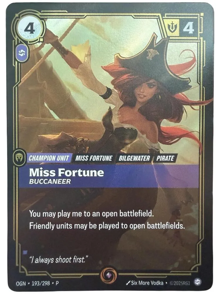 Miss Fortune - Buccaneer (Regional Qualifier Houston Participation Promo)