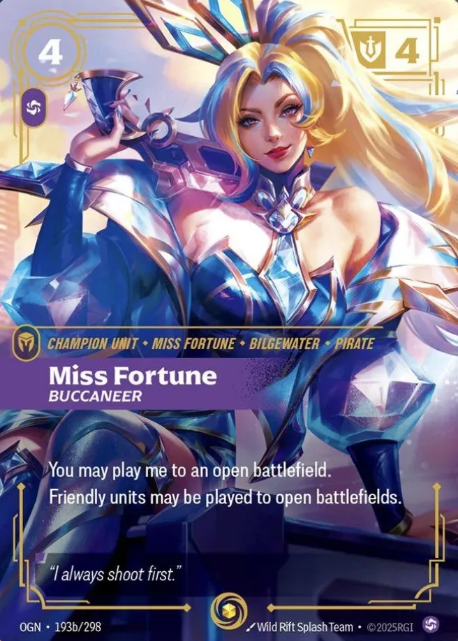 Miss Fortune - Buccaneer (Regional Qualifier Houston Champion Promo)