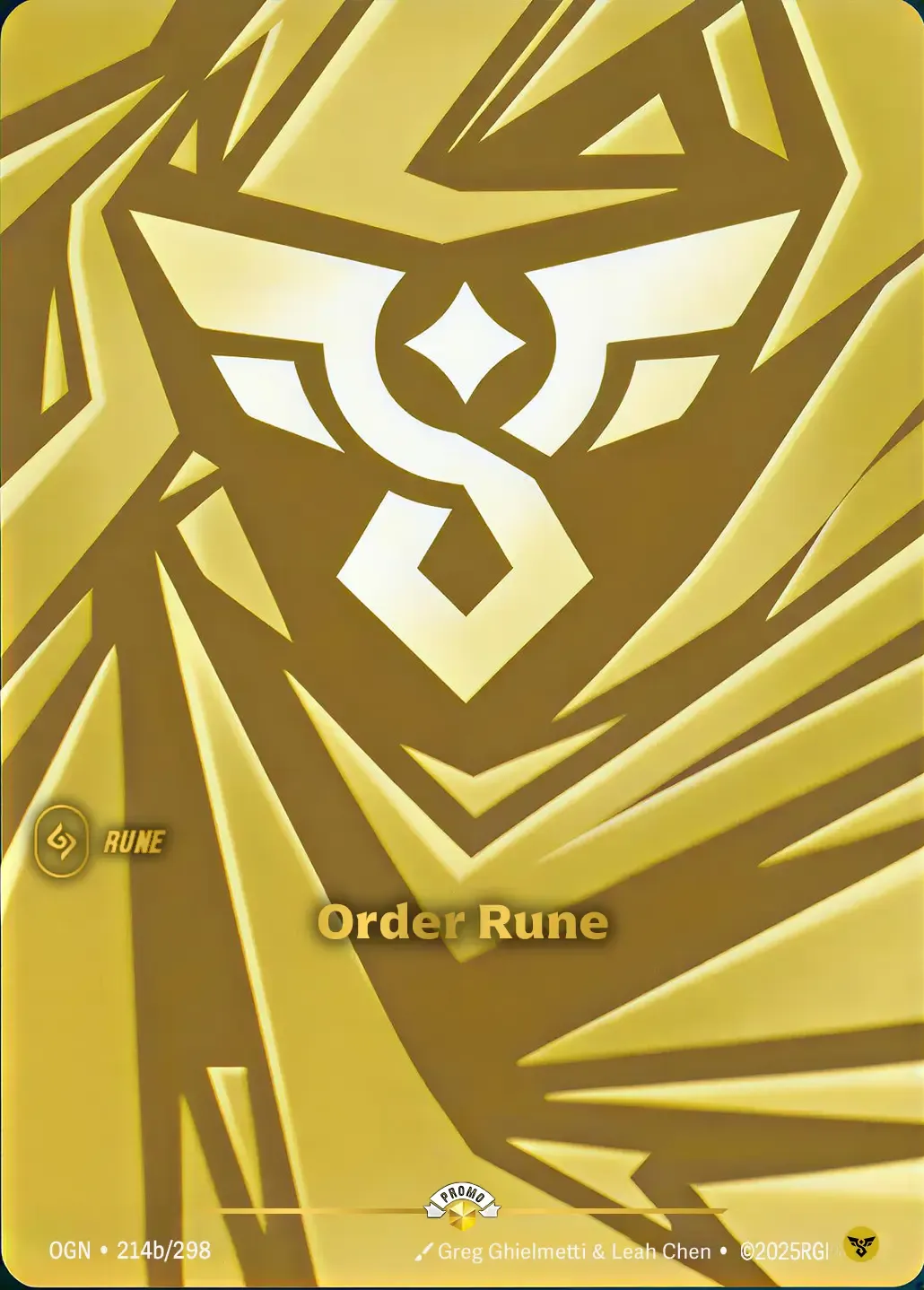 Order Rune (Origins Nexus Night Promo)