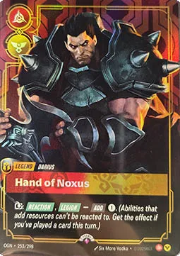 Darius, Hand of Noxus (Origins Release Event Promo)
