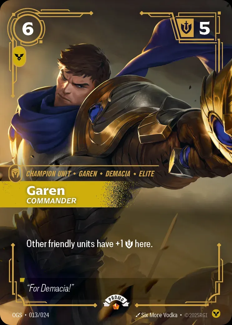 Garen - Commander (Spiritforged Nexus Night Promo)