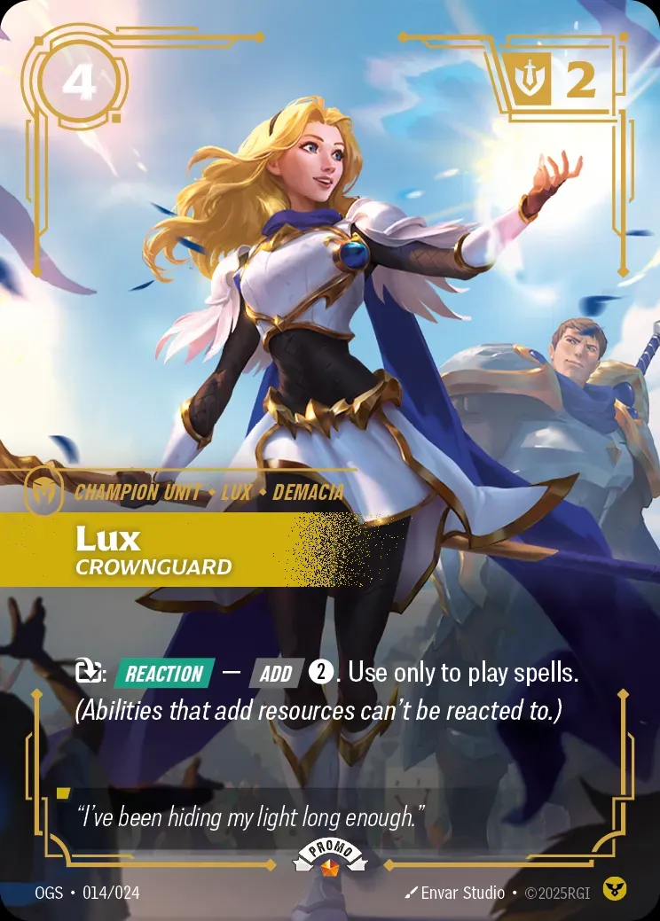 Lux - Crownguard (Spiritforged Nexus Night Promo)