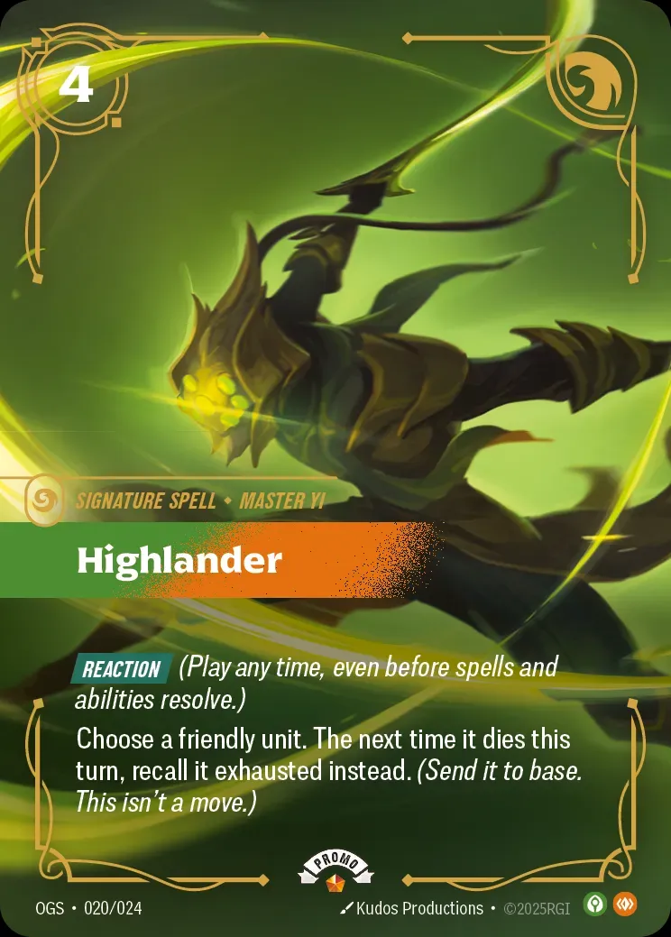 Highlander (Spiritforged Nexus Night Promo)