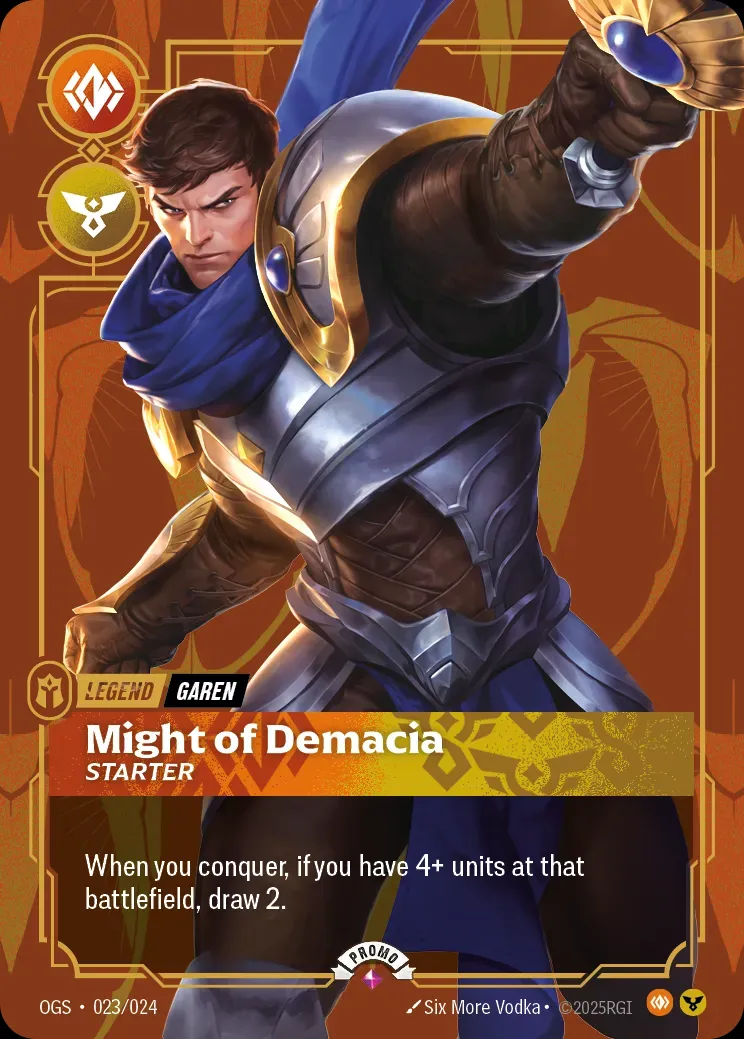Garen - Might of Demacia - Starter (Spiritforged Nexus Night Promo)