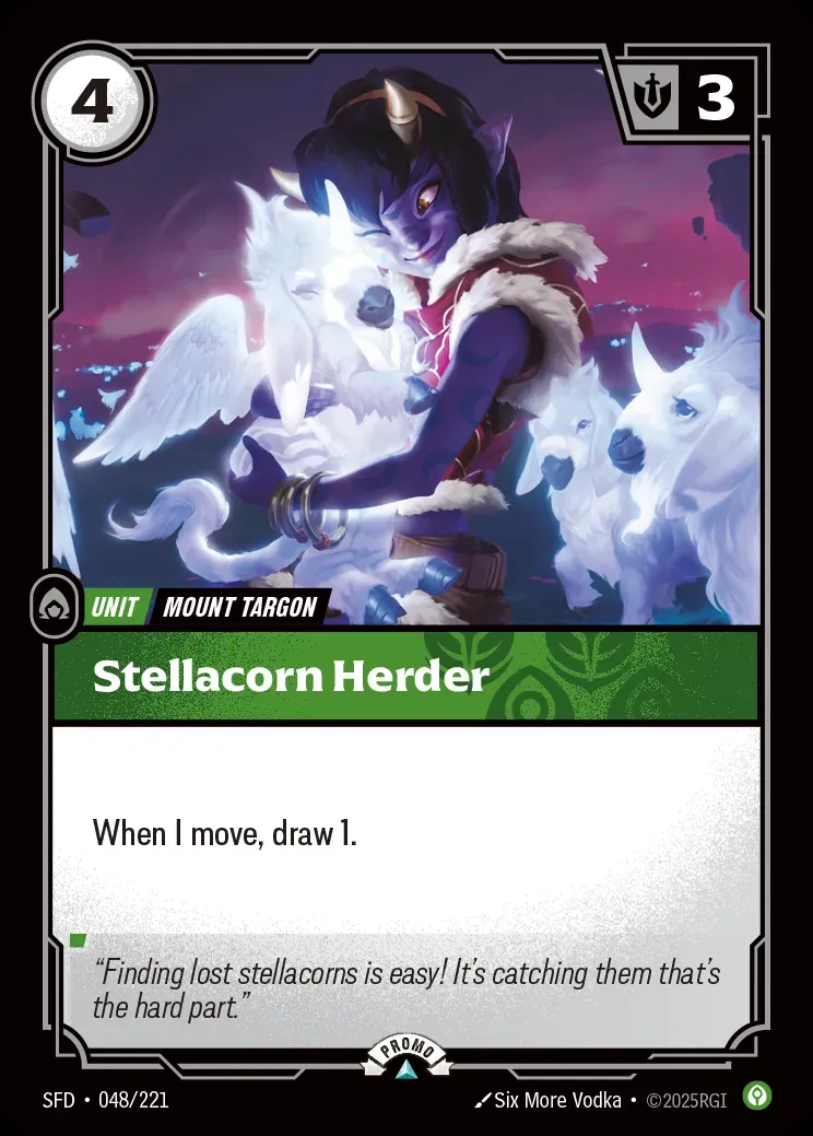 Stellacorn Herder (Spiritforged Nexus Night Promo)