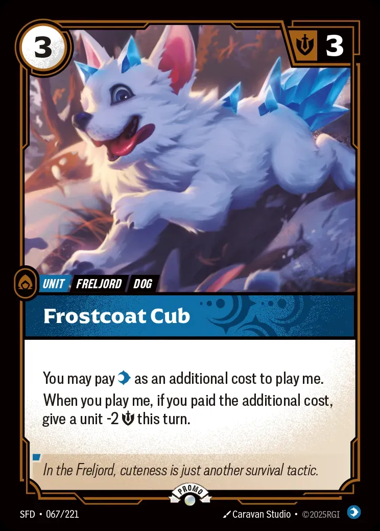 Frostcoat Cub (Spiritforged Nexus Night Promo)