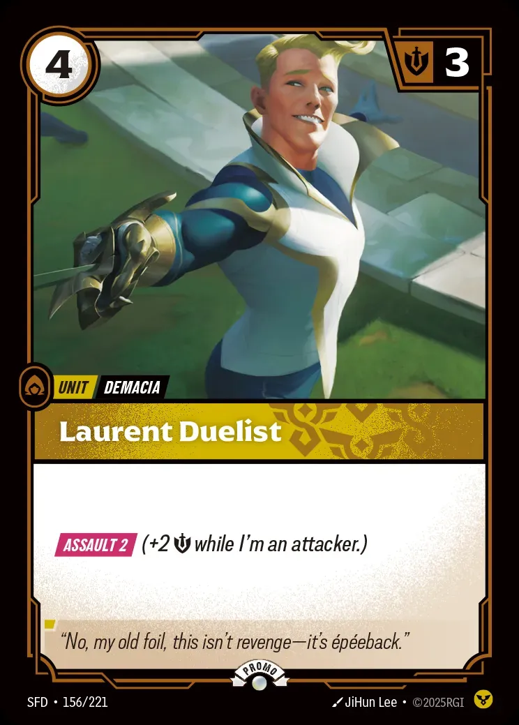 Laurent Duelist (Spiritforged Nexus Night Promo)
