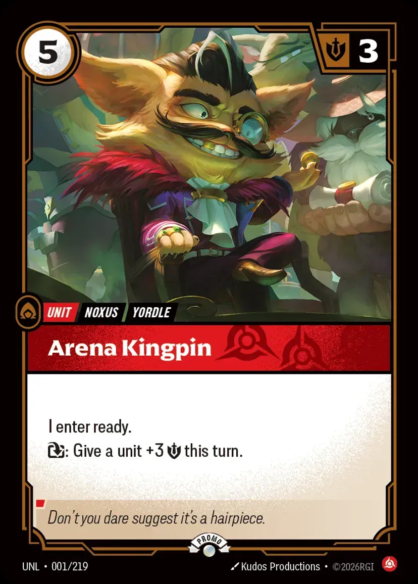 Arena Kingpin (Unleashed Nexus Night Promo)
