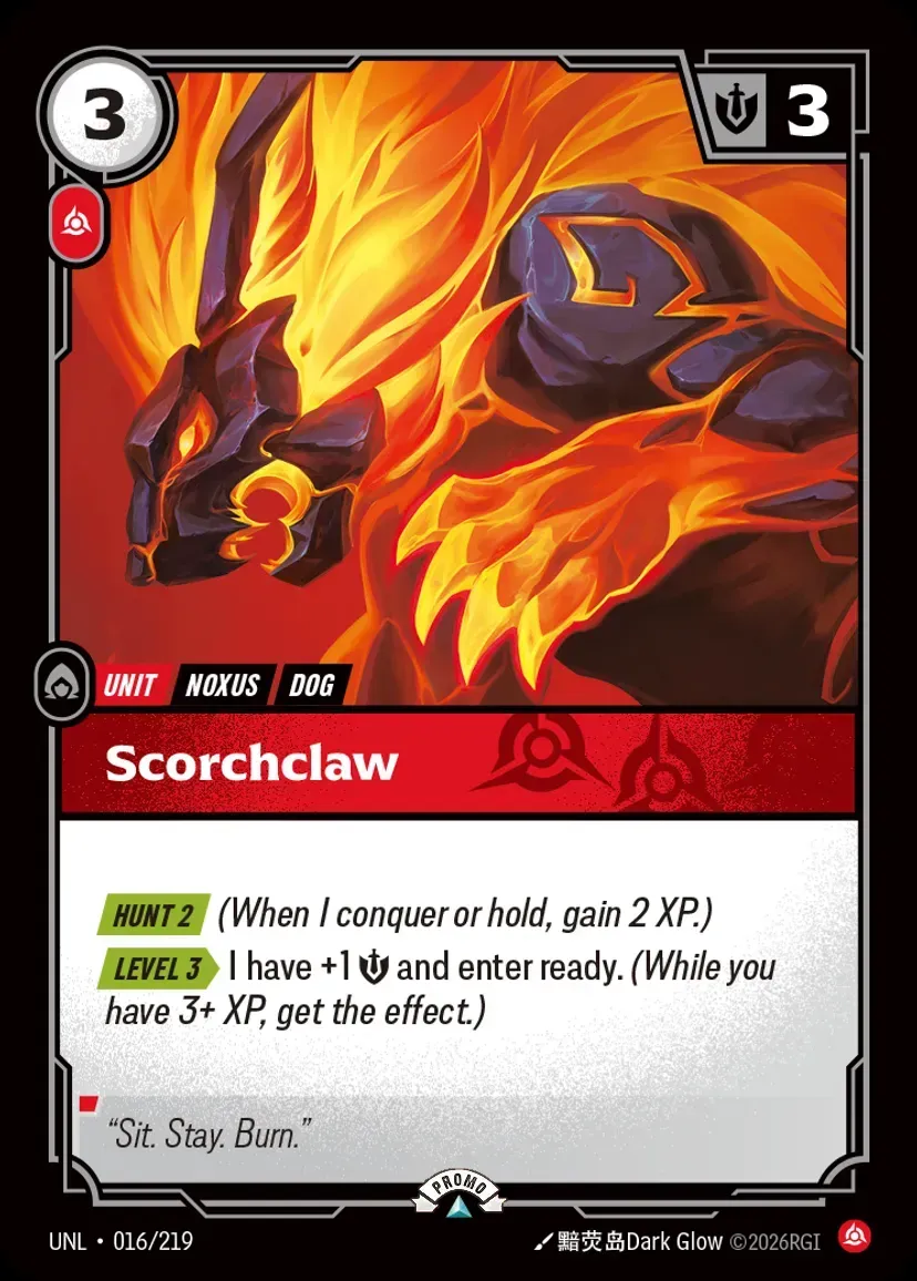 Scorchclaw (Unleashed Nexus Night Promo)