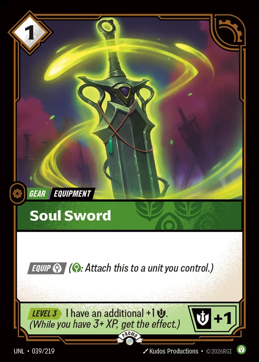 Soul Sword (Unleashed Nexus Night Promo)