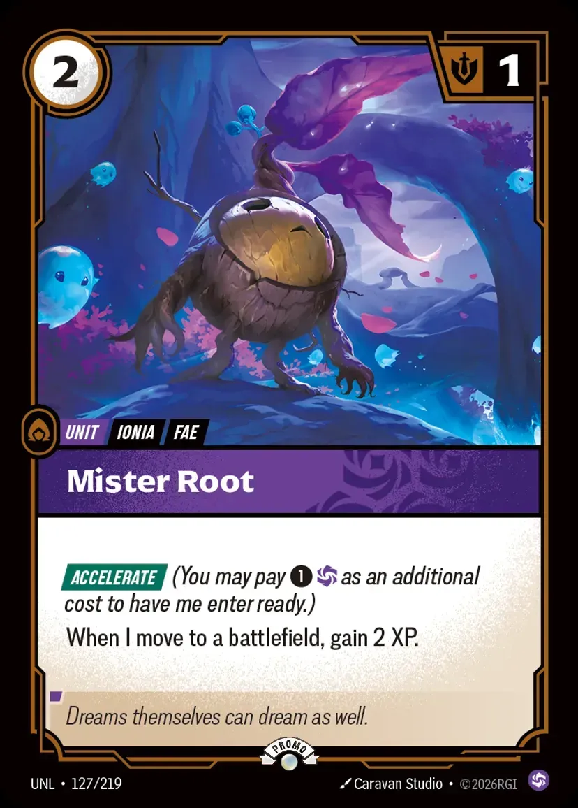 Mister Root (Unleashed Nexus Night Promo)