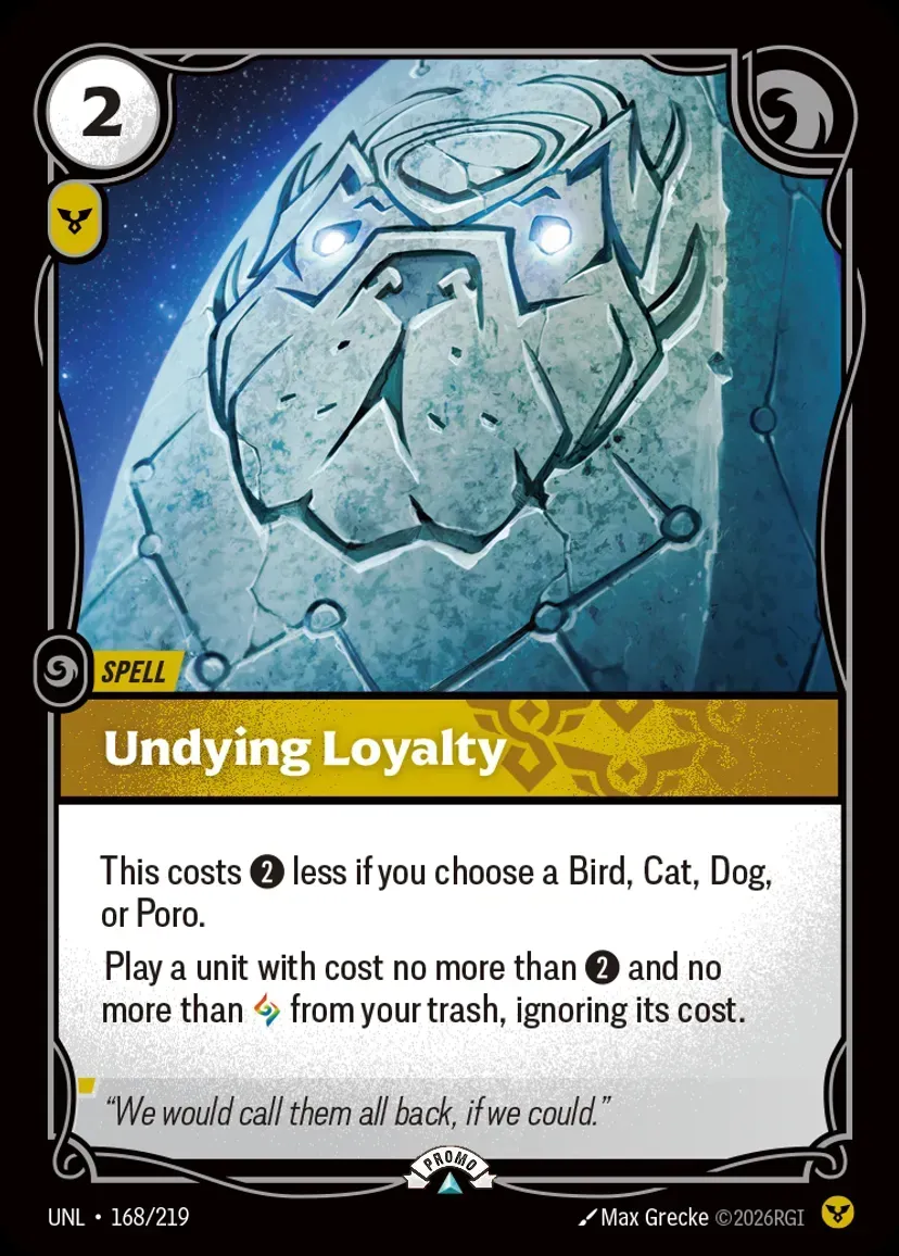 Undying Loyalty (Unleashed Nexus Night Promo)