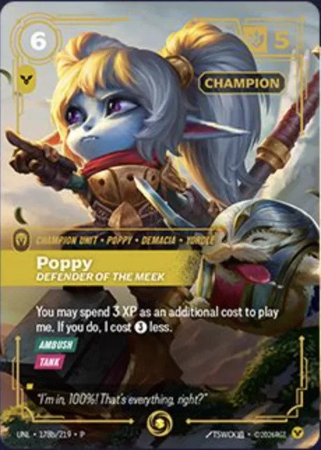 Poppy - Defender of the Meek (Unleashed Regionals)