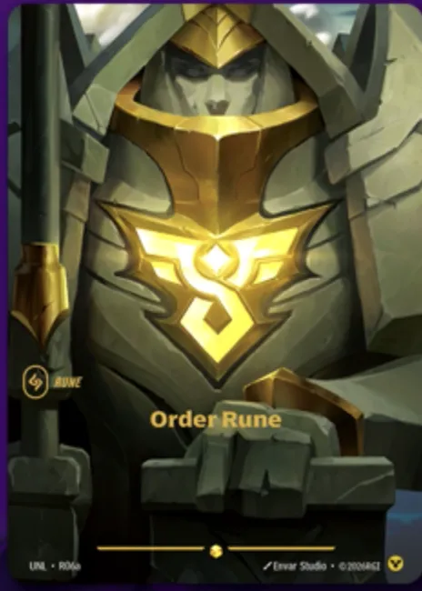 Order Rune