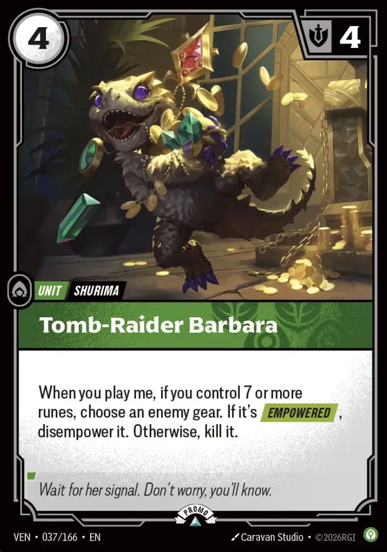 Tomb-Raider Barbara (Vendetta Nexus Night Promo)
