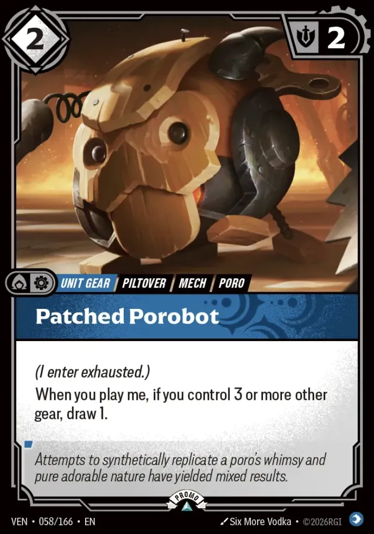 Patched Porobot (Vendetta Nexus Night Promo)