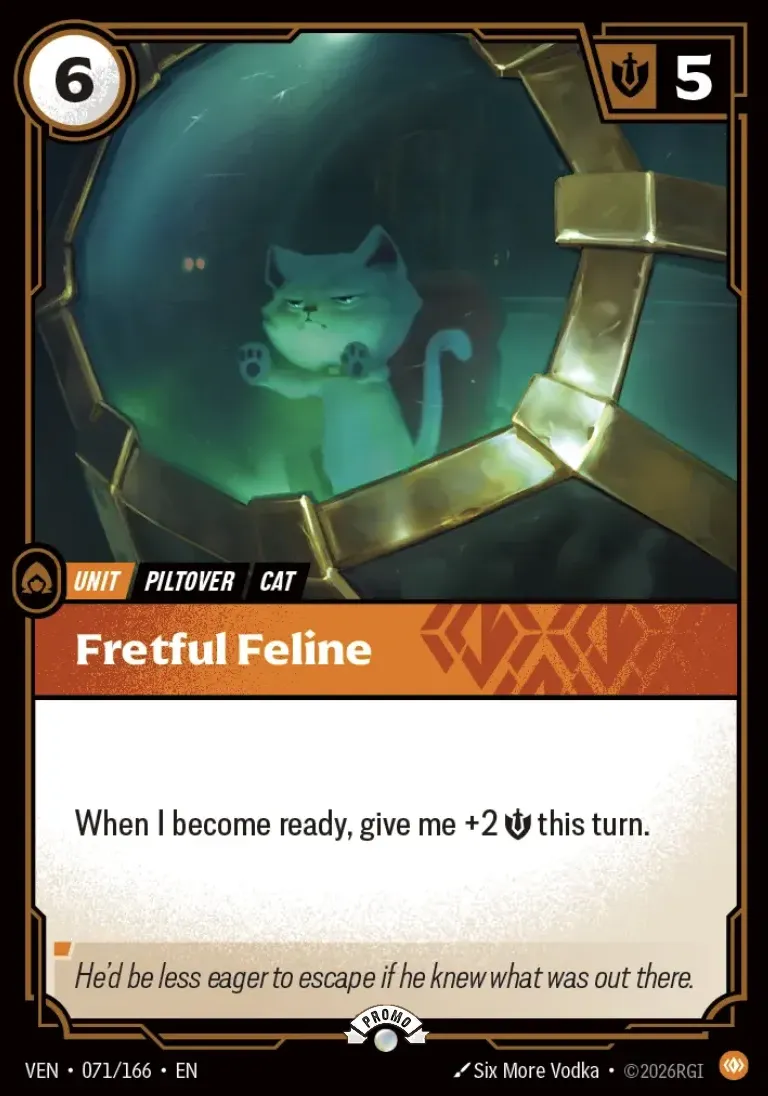 Fretful Feline (Vendetta Nexus Night Promo)