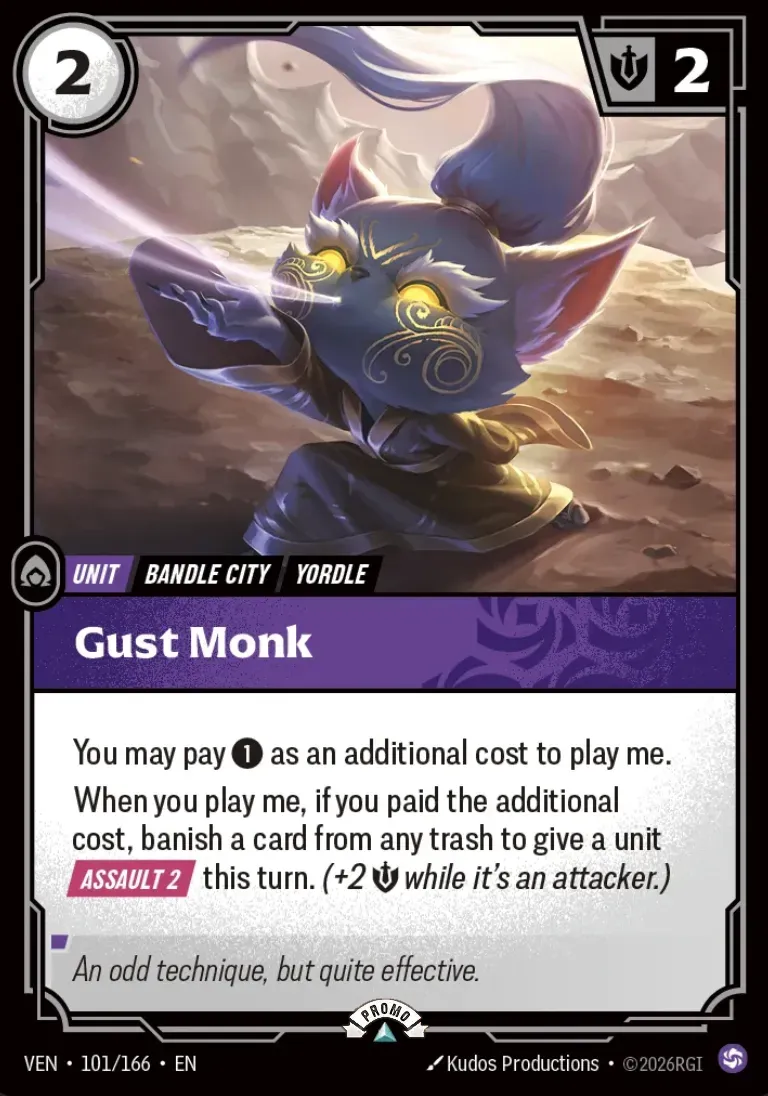 Gust Monk (Vendetta Nexus Night Promo)