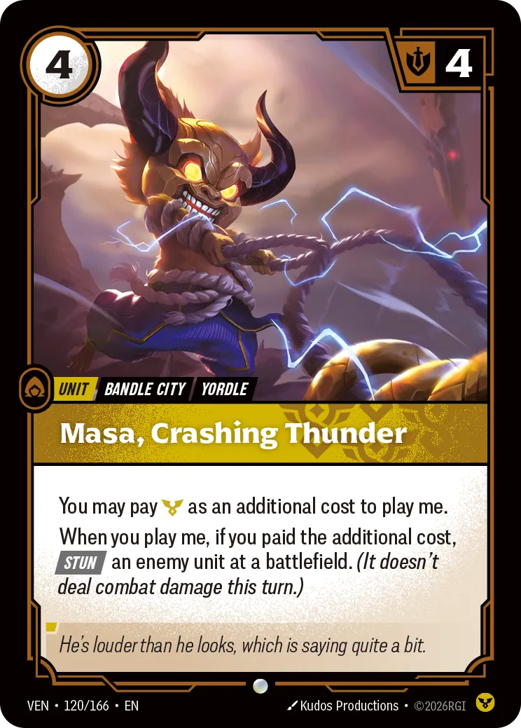 Masa - Crashing Thunder
