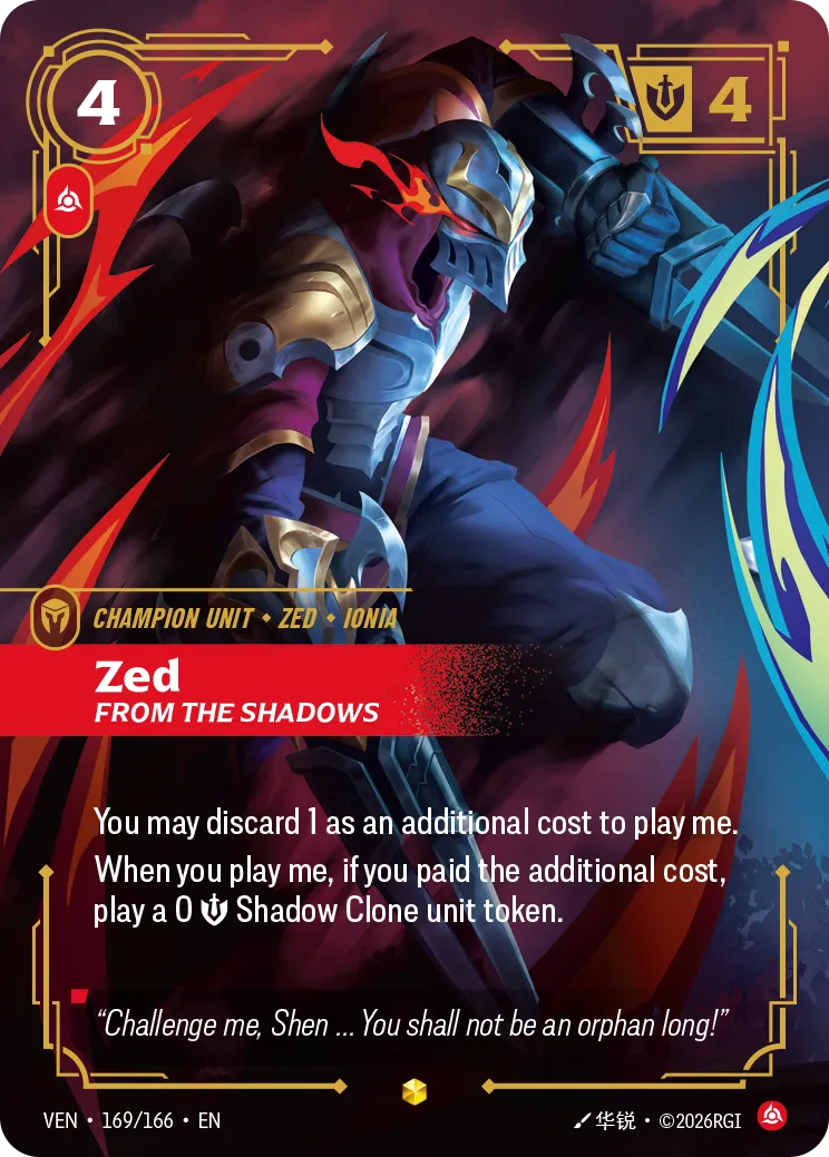 Zed - From the Shadows