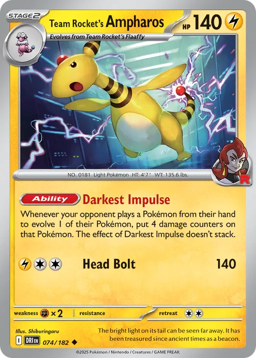 Team Rocket's Ampharos