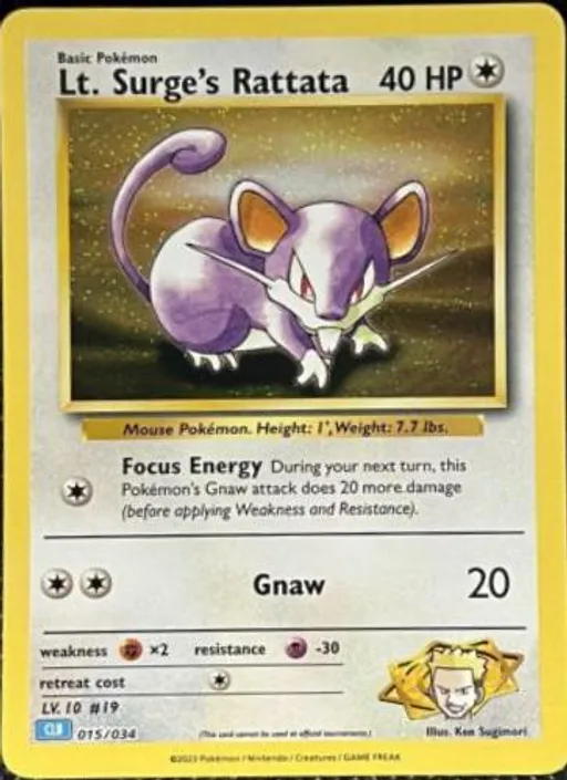 LT. Surge's Rattata