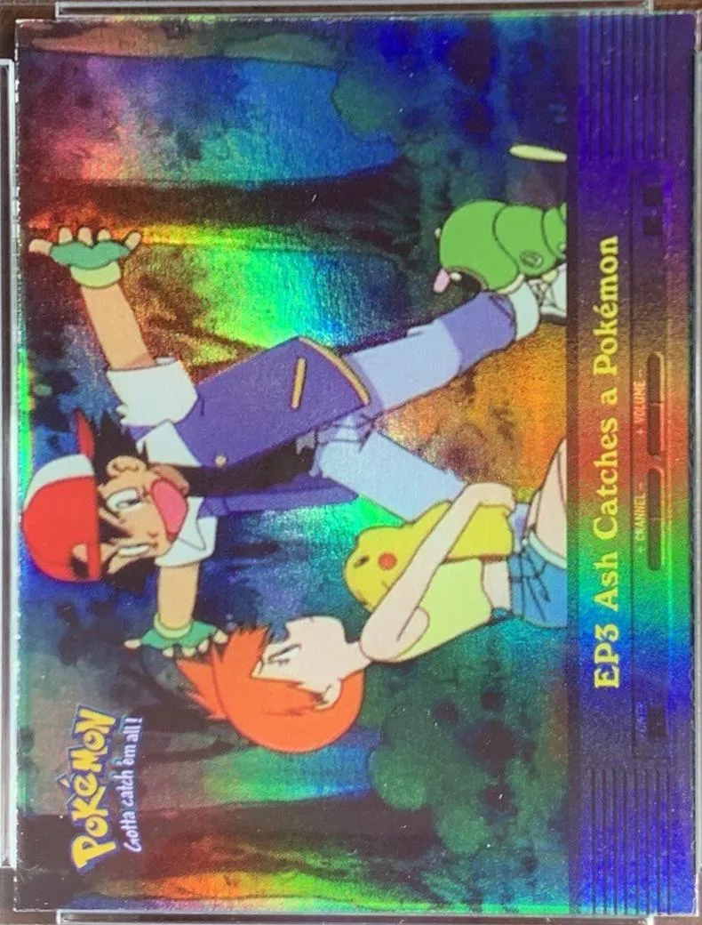 Ash Catches A Pokemon [Rainbow Foil]