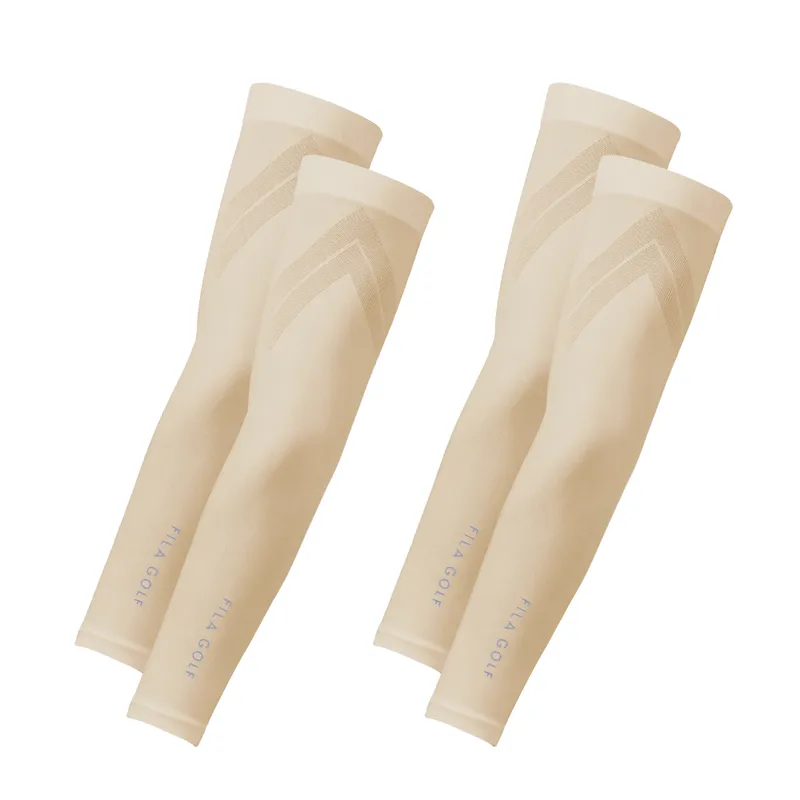 휠라골프 심리스 메쉬라인 팔토시