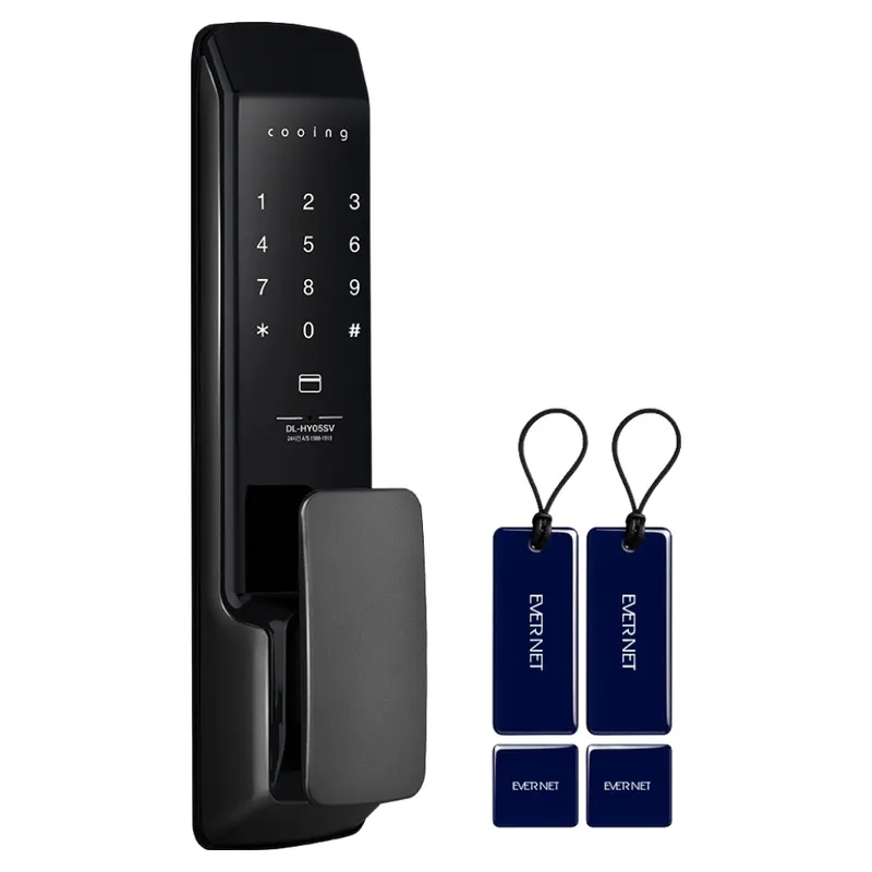 쿠잉전자 DL-HY05SV 푸시풀 도어락