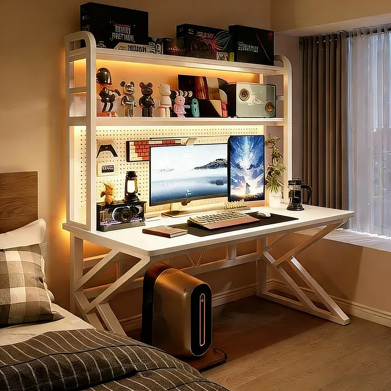 Tixpra 책상 책장 세트 다용도 공부책상