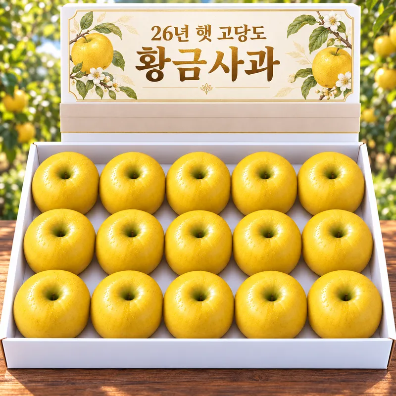 우수농가 초고당도선별 시나노 골드 사과