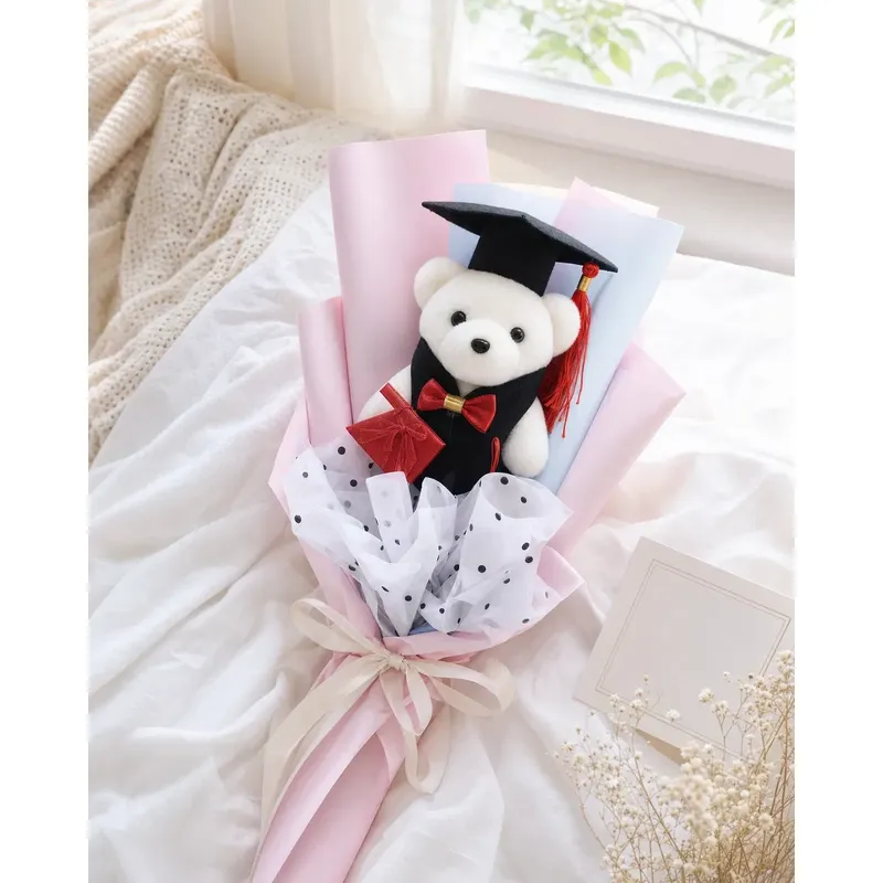 로즈핏 인형 곰돌 꽃다발