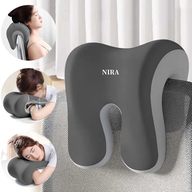 YOPENCE 목 쿠션 헤드레스트 그레이