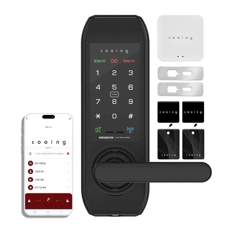 쿠잉전자 스마트 도어락 DL-BHT03BK